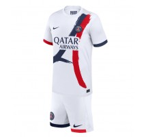 Paris Saint-Germain Koszulka Wyjazdowa dzieci 2024-25 Krótki Rękaw (+ krótkie spodenki)